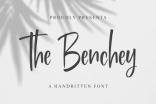 Benchey: A Summery and Light Display Font for Crafters