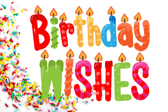 Birthday Wishes Duo: A Charming Font for Crafters