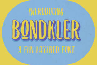 Bondkler: A Magical Display Font for Elegant Branding