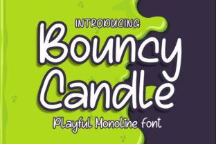 Bouncy Candle: A Playful and Imaginative Display Font