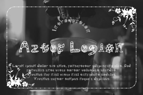 Bring Your Designs to Life with Aztec Legion Font