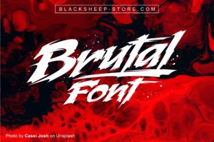 Brutal: The Distorted Display Font for Bold Campaigns