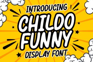 Childo: A Bold and Fun Display Font for Editorial Design