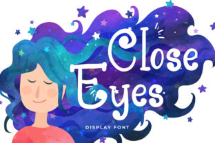 Close Eyes: A Playfully Modern Font for Creative Campaigns