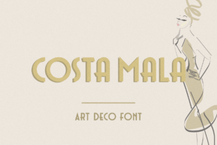 Costa Mala: A Playfully Nostalgic Display Font for Editorial Design