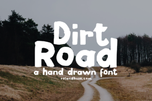 Dirt Road: A Hand-Drawn Rustic Font for Crafters