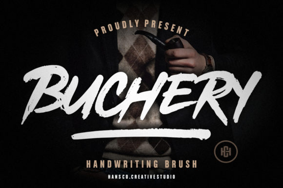 Discover Buchery: The Bold, Rough Font for Creative Branding