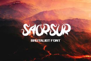 Discover Saorsur: A Psychedelic Display Font for Makers
