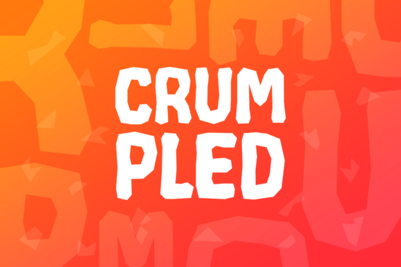 Enhance Your Brand with Crumpled: A Bold Display Font