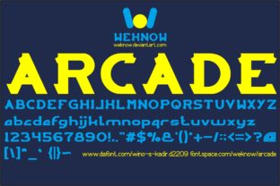 Exploring Arcade: A Versatile Display Font for Modern Design