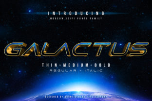 Galactus: The Perfect Display Font for Modern Craft Projects
