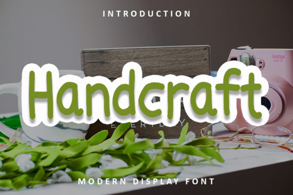 Handcraft: A Versatile Display Font for Editorial Design