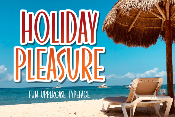 Holiday Pleasure: A Versatile Display Font for Editorial Design