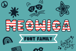 Meowica: The Perfect Font for Patriotic and Festive Campaigns