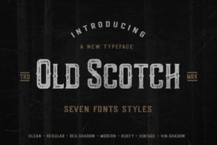 Old Scotch: A Vintage Display Font for Creative Makers