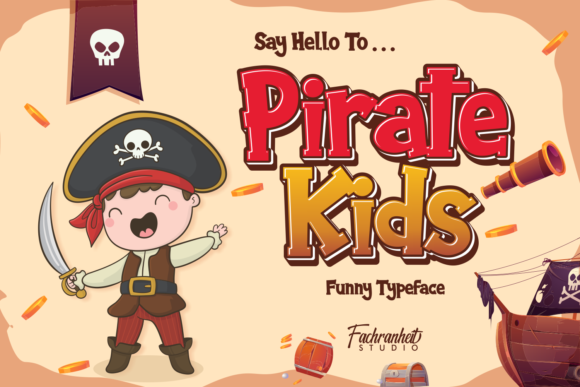 Pirate Kids: A Friendly Font for Your Brand's Creative Edge