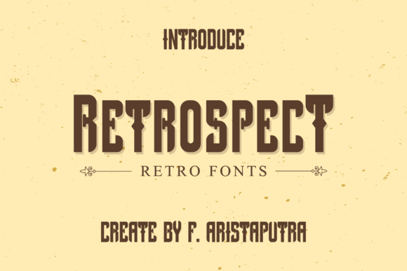 Retrospect: A Bold Retro Font for Memorable Branding