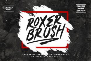 Roxer Brush: A Bold Display Font for Creative Web Design