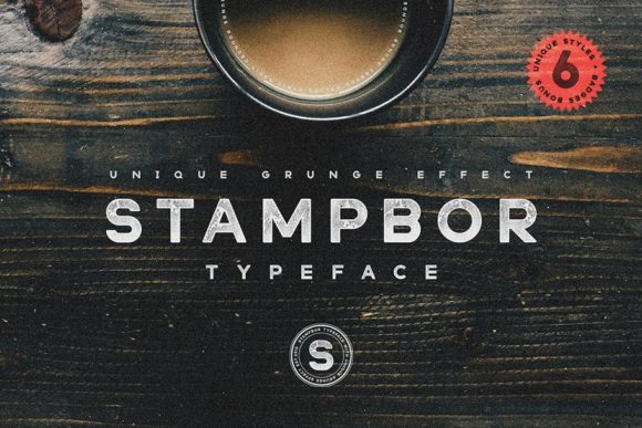 Stampbor: A Versatile Display Font for Polished Branding