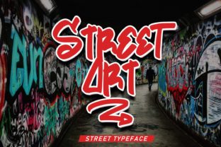 Street Art: A Modern Display Font for Web Design