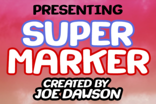 Super Marker: A Playful, Hand-Drawn Font for Creative Web Design