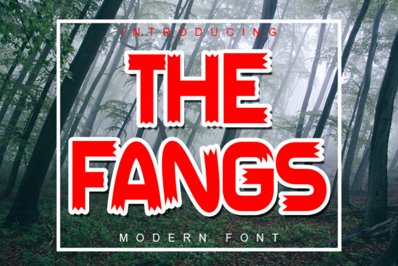 The Fangs: A Bold Display Font for Modern Web Design