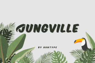 Unleash Creativity with Jungville: A Playful Display Font